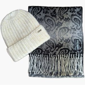 🆕Steve Madden❄️Beanie & Scarf BUNDLE